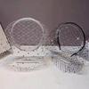 Headbands for Women Girls Wide Plain Turban Headband Fashion Veil Rhinestones Hair Bands Mesh Hair Hoop