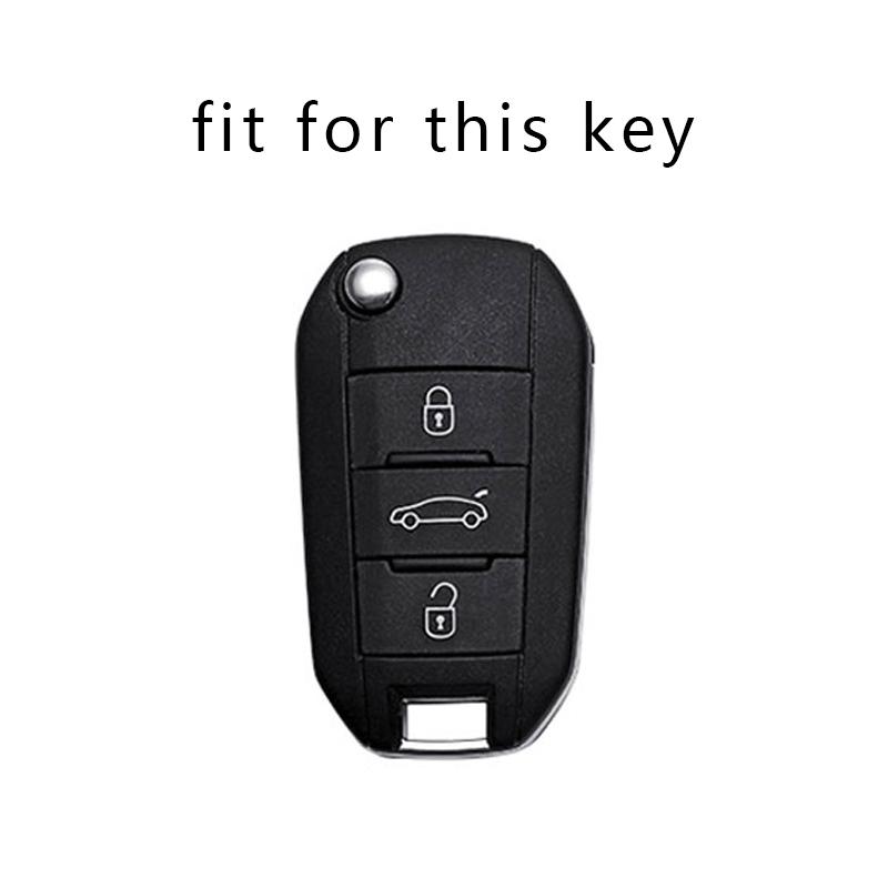 Car Key Case Cover for Peugeot 208 308 408 508 2008 3008 4008 5008 for Citroen C3 C4 CACTUS C6 C8 DS5 DS6 TPU Fob Protector