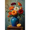 Vintage Still Life Print Retro Flowers Poster For Living Room Decor Aesthetic Peony Daisy Lily Flower Canvas Painting Wall Art