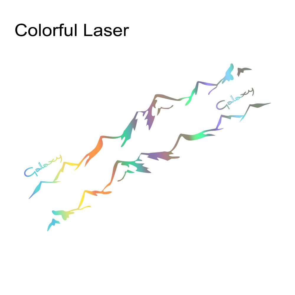 2PCS Car Stickers For Ford Galaxy MK1 MK2 Mk3 MK4 2 3 Tuning Accessories Auto Side Door Mountain Graphics Vinyl Film