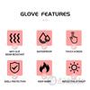 Winter Motorcycle Gloves Touchscreen Compatible Windproof Warm Thick Full Finger Riding Gear Men Women