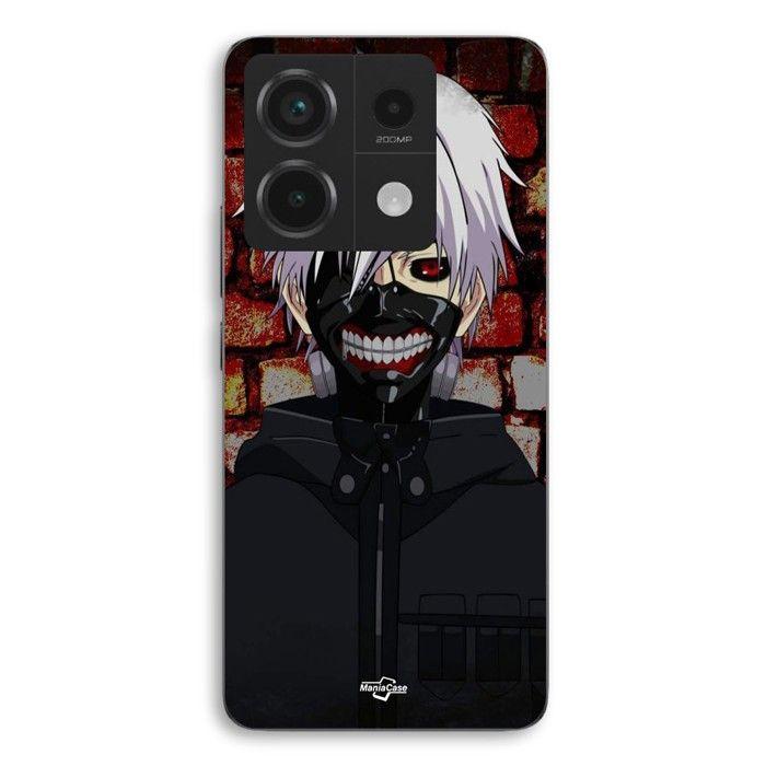 Coque de téléphone - MANIACASE - Xiaomi Redmi Note 13 Pro 5G - Silicone TPU - Anime Tokyo Ghoul - Noir