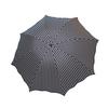 Striped Folding Umbrella with Wavy Edge, Sun Blocking UV Protection Travel Umbrella, Windproof Rainproof Portable Sun Rain Umbrella for Women
