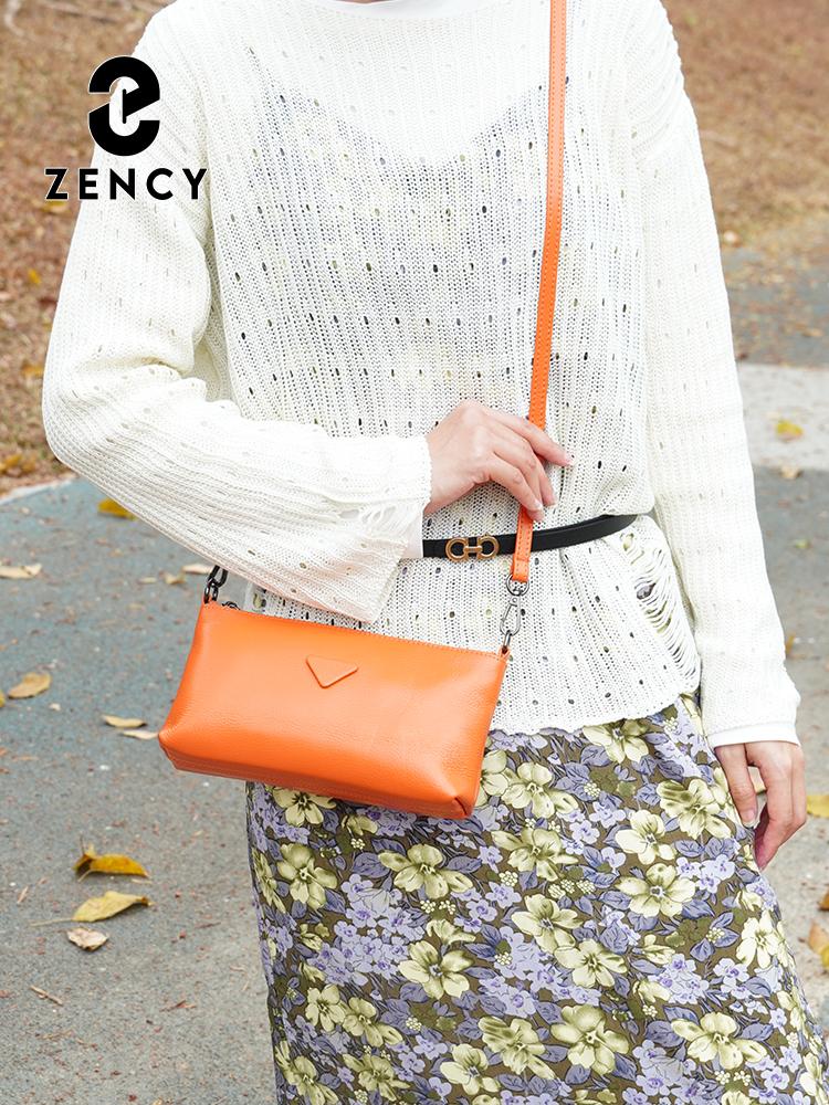 Zency Genuine Leather Bag Women's Crossbody Bag