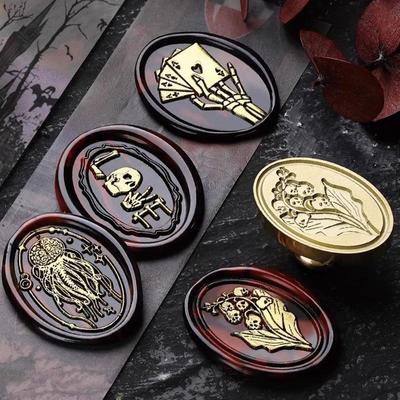 Vintage Seal Wax Stamp Brass Replace Head For DIY Sealling Wax Stamp Scrapbooking Envelope Invitation Gifts Crafts Decoration