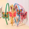 4 Stile Schmetterling Haarband für Mädchen Wunderschöne Bunte Kinder Haarreifen Kinder Liebliches Verkleiden Kopfschmuck Haaraccessoires