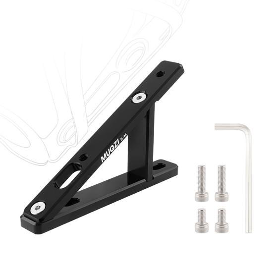 Bike Water Bottle Cage Adapter with Wrench Screws Lightweight Aluminum Alloy Mountain Road Bicycle Water Bottle Holder Mount Base Bike Accessories