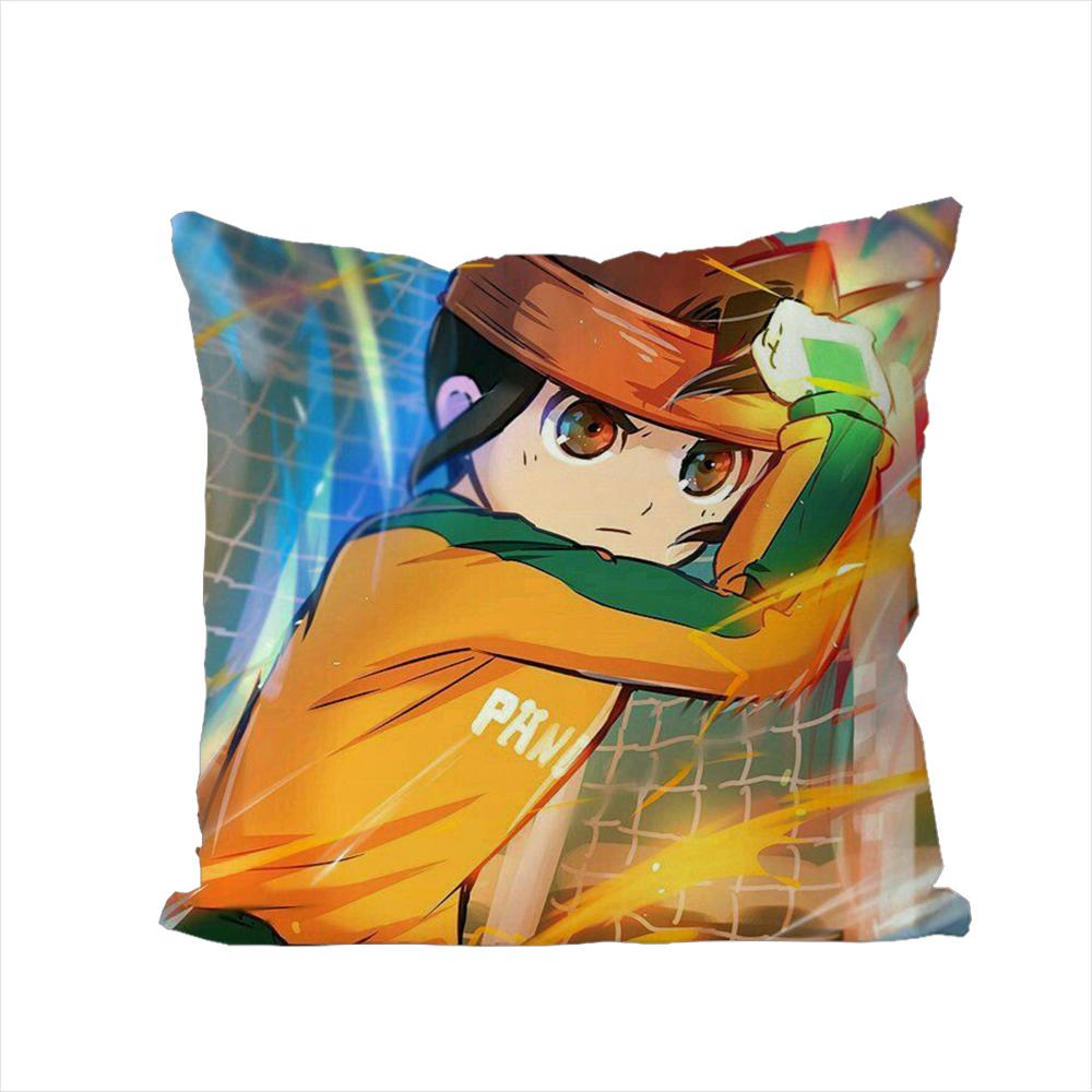 Anime Inazuma Eleven Kuddfodral För Bil Soffa Dekorativt Hem Dubbelsidig Tryck Plysch Kvadratisk Kudde Kuddfodral