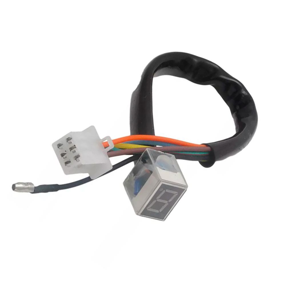 Easy-to-install Motorcycle Accessories 5 Gears Gear Indicator LED Digital Digital LED 32.5cm Black Gear Shift Sensor Display