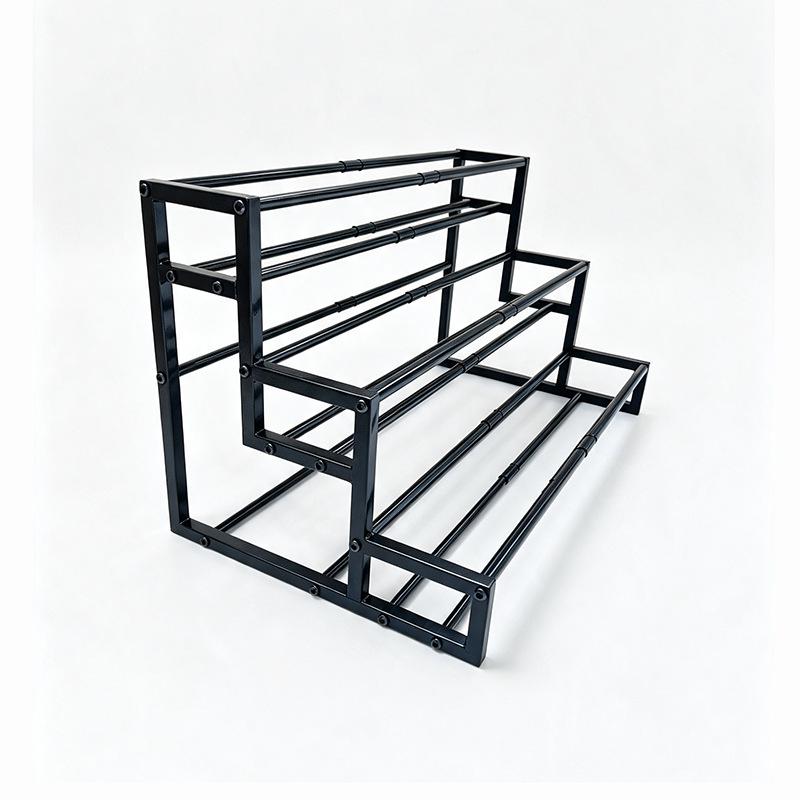 Three-Tier Kitchen Coffee and Wine Rack Spice Organizer