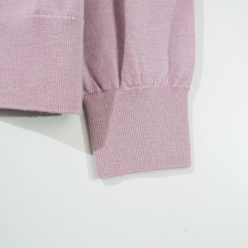 Autumn/Winter Women's 100% Pure Wool Ruffled Collar Sweater in Chinese Style - Little Chicken Yellow Base Layer