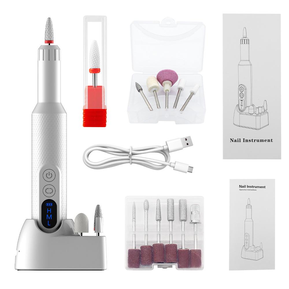 Electric Nail File & Polisher: Professional Cross-Border Manicure Grinder