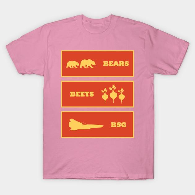 Футболка женская Bears Beets Battlestar Galactica The Office Harajuku Print Kawaii футболка летняя женская футболка с коротким рукавом топ S розовый