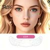 Cosmetic Stickers for Music Festivals 6Pcs Holographic Freckle Stickers, Shimmer Temporary Face Tattoos with Waterproof Decals Parties Adhesive, Easy
