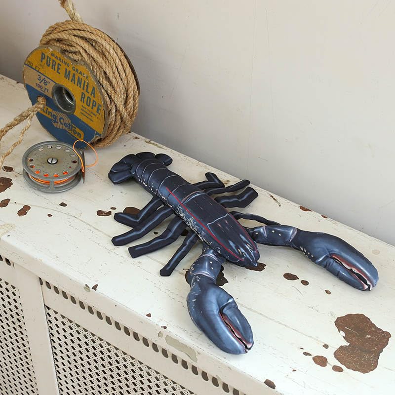 Dulton Fishes European Lobster 45 Fish Cushion for Everyday Life Large Body Pillow Marine Life Nordic gammarus FISHES Total Length 45cm