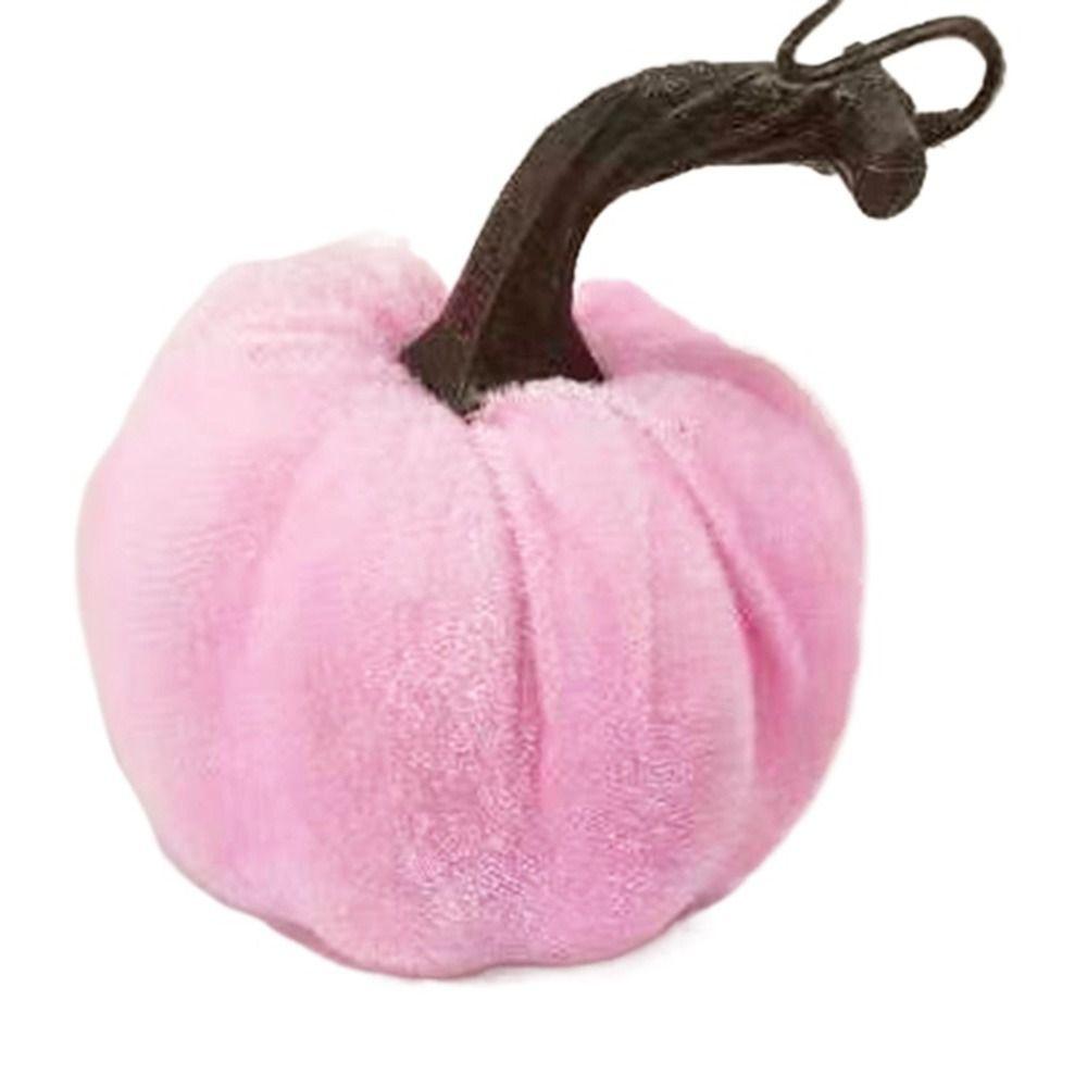 

Bar Party Simulation Pumpkin Model Halloween Decoration Fall Harvest Decor Artificial Pumpkin светло-розовый