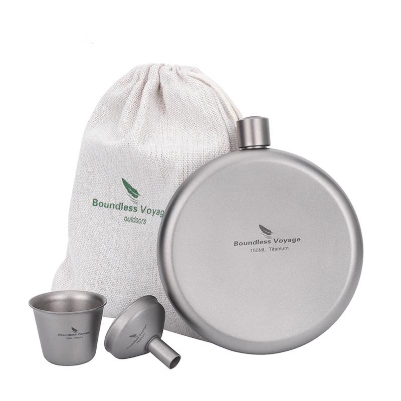 Portable Camping Hip Flask Set