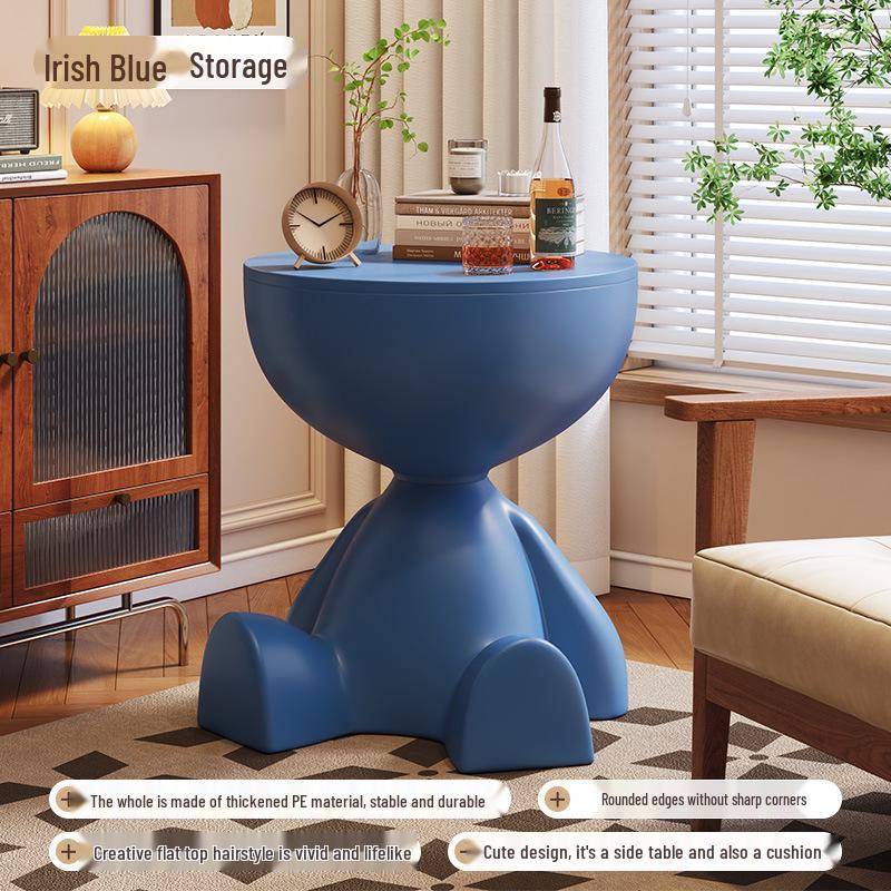 Modern Minimalist Bedside & Coffee Table: Simple, Creative Design for Bedroom, Living Room, Balcony, or Corner Spaces.