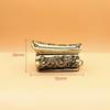 1pcs Copper Brass Small Coffin Ornament Small Statue Miniature Arts And Crafts