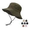 1pc Quick Drying Outdoor Climbing Hat Sun Protection Waterproof Bucket Hat Summer Camping Hiking Cap Foldable Anti-UV Sun Hat