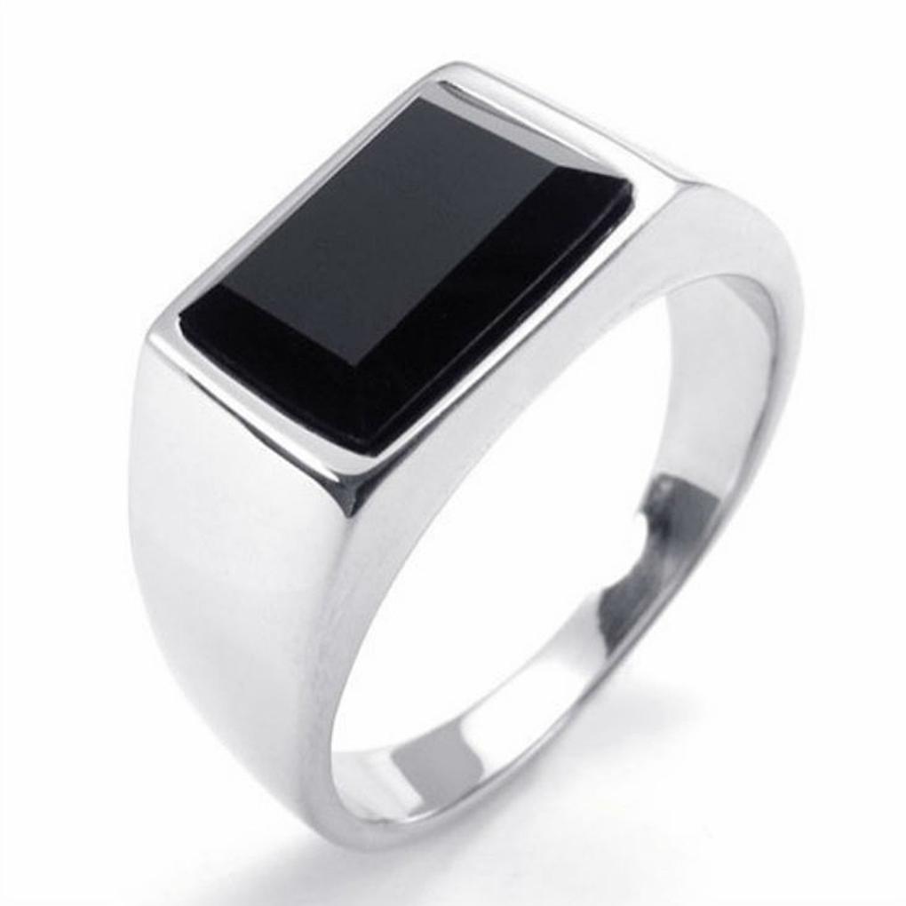 Men Ring Closed Rings Hand Decor Retro Male Geometric Jewelry for Dating Party Ornament Jewelries Gift Accessory