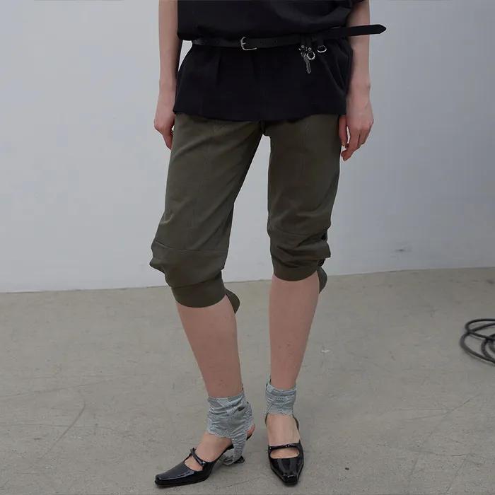 KEY CHARM LEATHER BELT (BLACK)
