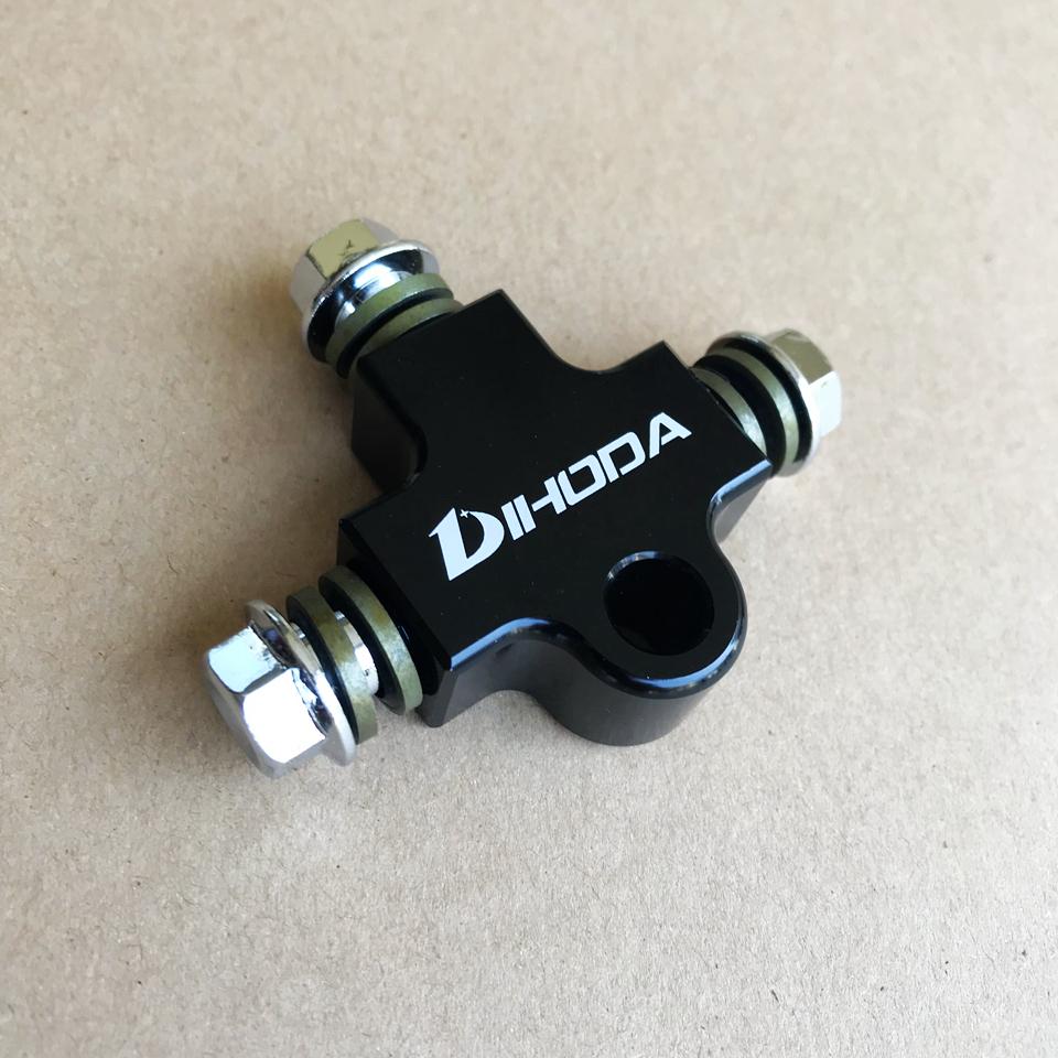 Tubo Freno Idraulico Moto Connettore a T in CNC / Raccordo a T per Staffa Tubi di Modifica Adattatore