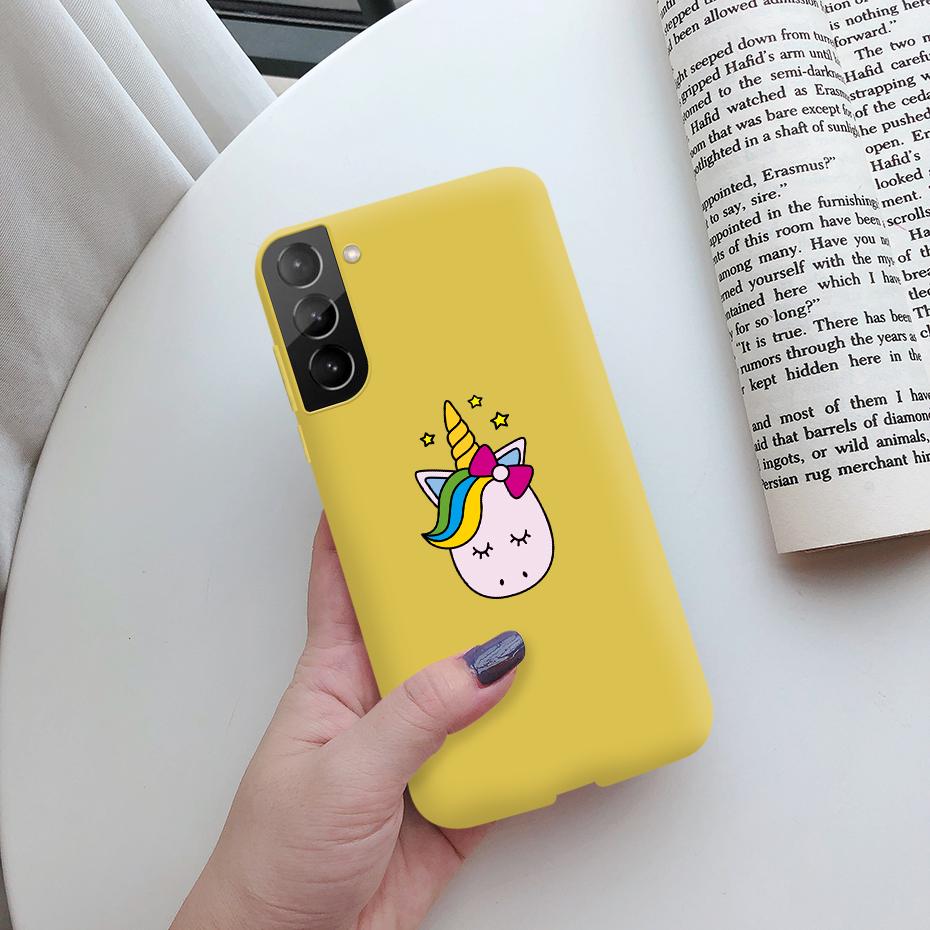 For Samsung Galaxy S21 Plus Ultra 5G Case Cute Painted Silicone Soft Protective Phone Cover for Samsung S 21 S21 plus ultra Case