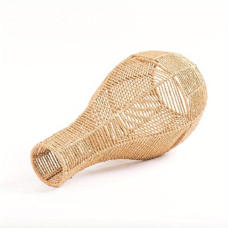 Weave Rope Lampshade Lighting Fixtures Rustic Decoration Hanging Lamp Shade for House Hallway Living Room Home Dining Room