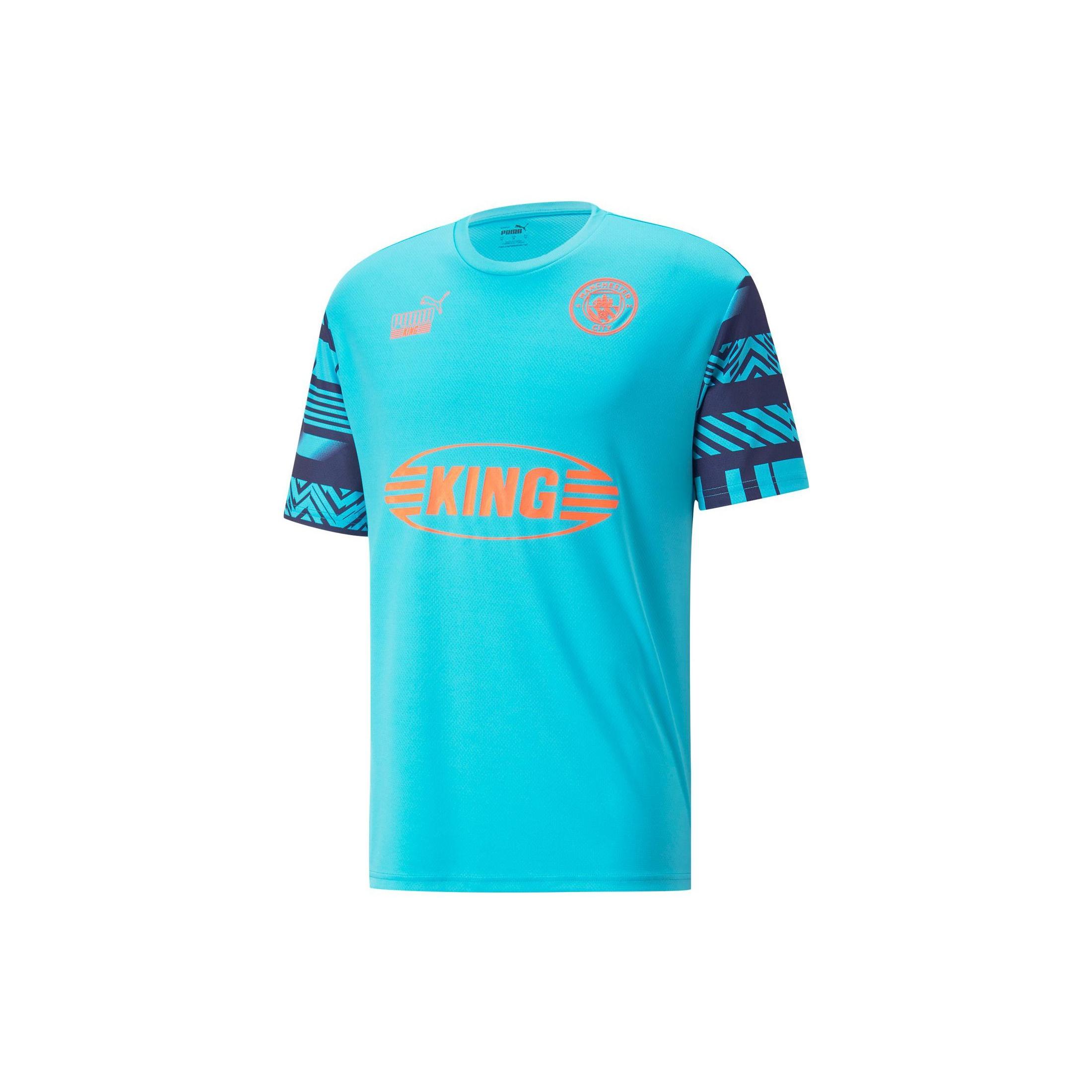 PUMA Man City FtblHeritage Football Jersey Blue Men s 765213-09 S