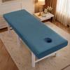 Kristall-Samt Spannbettbezug mit Loch für Massage-Therapie-Kliniken