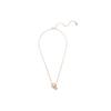 Swarovski Further Double Ring Hollow Gold Plated Necklace Women Necklace Rose-Gold 5419853
