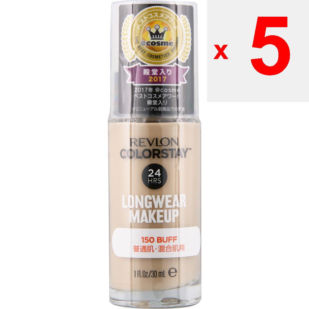 Revlon ColorStay Long-Wear Makeup 150 Skin Makeup Shake Well and Dispense Approximately 1/2 Pump (for the Entire Face) Onto the Back of Your Hand. 2.