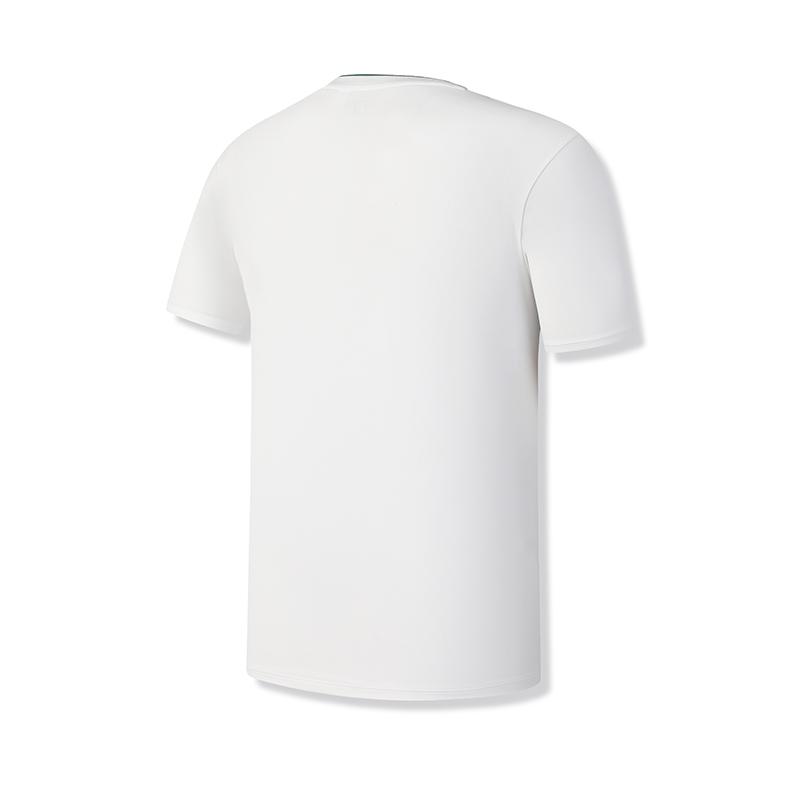 Fila Tennis Quick-Dry Casual Knit Short Sleeve T-Shirt Men Tops Jade-White A11M523105F-WT