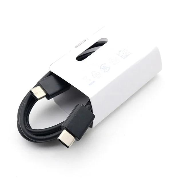 

PD 25W USB C сверхбыстрая зарядка EU вилка зарядное устройство с кабелем для iPhone Samsung 1M Cable Black