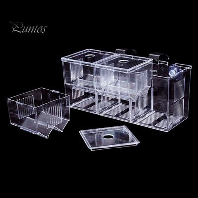 Aquarium Breeder Box Isolation Fish Breeding Hatching Divider Transparent Multi-Grid Design Fish Breeding Isolation Box for Shrimp Clownfish