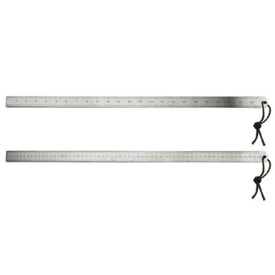 Industrial Strength 5mm Thick Steel Rulers Measuring Scale Easy To Use for Detailed Architectural & Handicraft Work