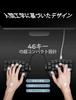 YIVU CORNE V4 Wired Split Mechanical Orthogonal Ergonomics Key Custom RGB Gaming Linear Switches for a Smooth Feel Keyboard, 40% Layout, 36 Support,