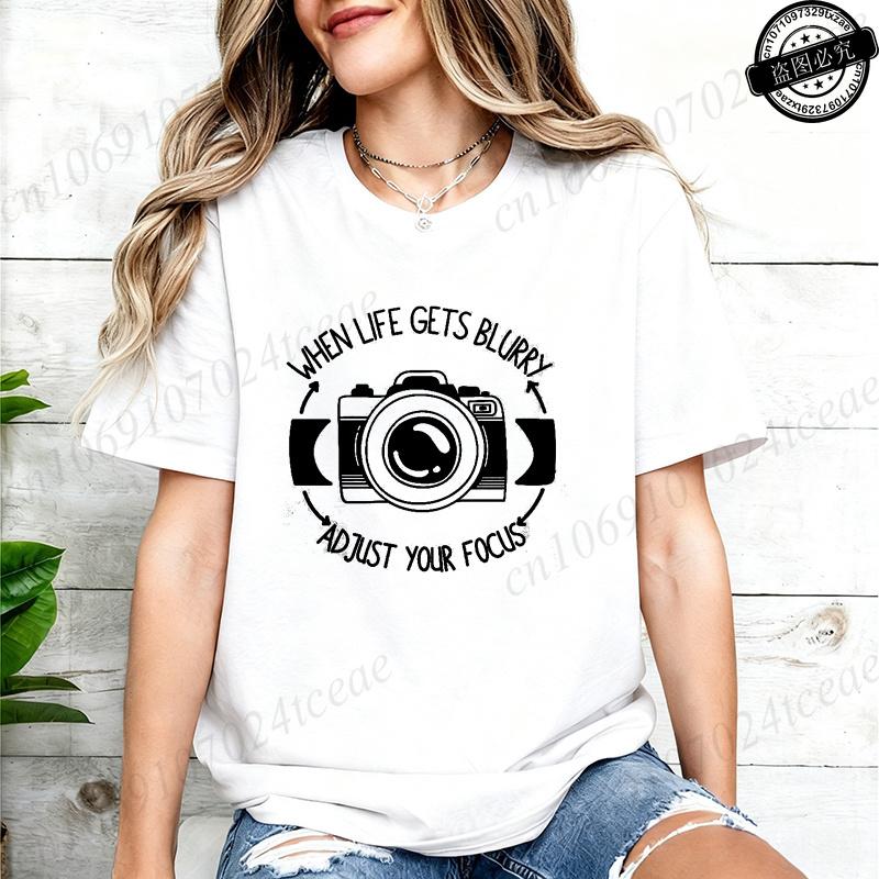 Funny Photographer Shirt,Camera TShirt,Photograph Lover T Shirt,Photography Shirts,Summer Fashion Women T-Shirts Travel Tops