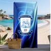 Asciugamano da Spiaggia con Stampa del Preston North End Football Club, Asciugamano Grande Morbido ad Asciugatura Rapida per Spiaggia Campeggio Nuoto