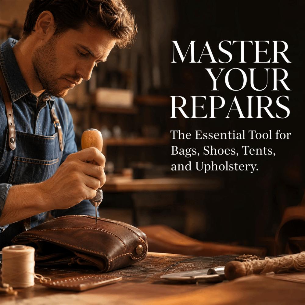 Repair Stitching Hand Stitching Tool Professional Stitcher Sewing Awl Kit For DIY Leathercraft