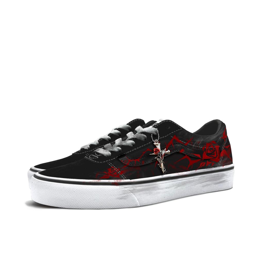 Vans Ward Abrasion Resistant Low Top Skateboard Shoes Women's Red VN0A3IUNIJU(Team613-)