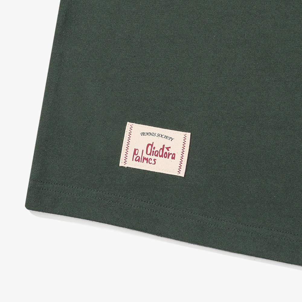 Diadora [Diadora By Palmes] Graphic Short Sleeve T-Shirt Green