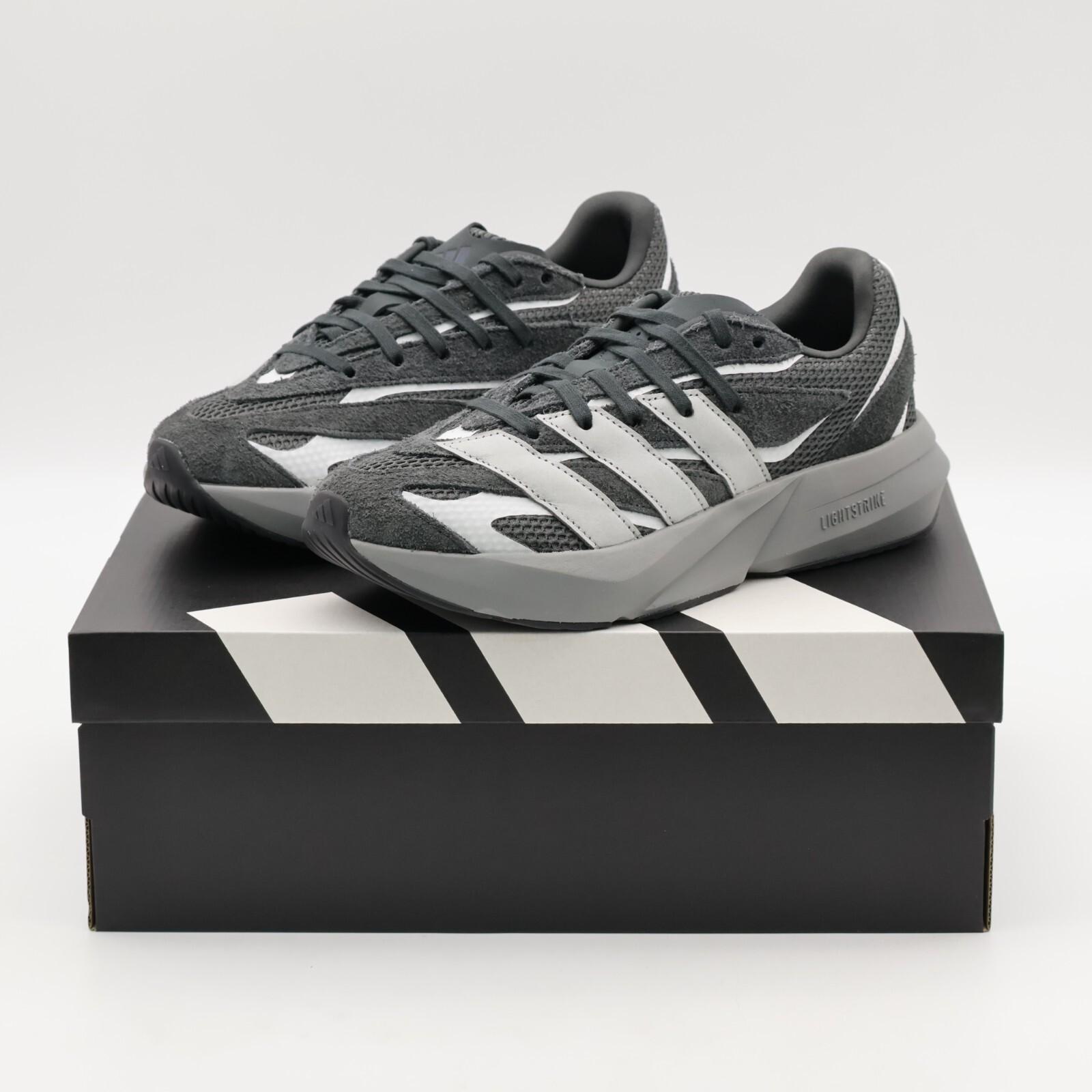 JQ9972 adidas Lightblaze Угольно-серый Два Кристально-белый (Мужской) 8