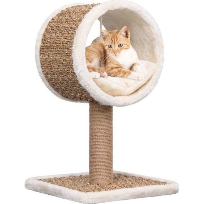 Cat Tree - vidaXL - Seagrass - 56 Cm - Top Tunnel - Hanging Toy