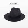 Panama straw hat summer men's tide travel vacation beach hat sun protection men's sun hat gentleman's top hat