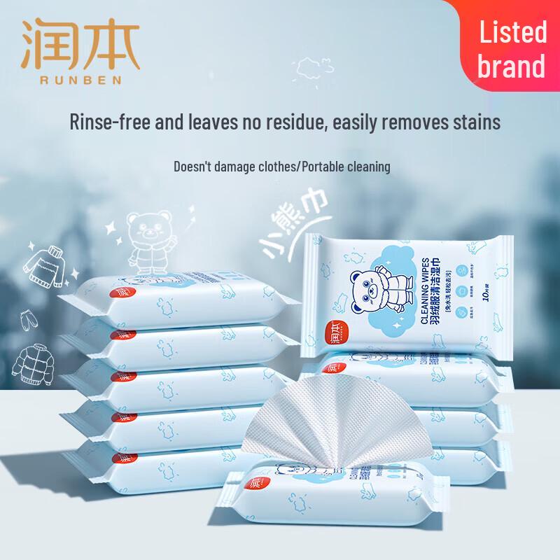 Салфетки для чистки пуховиков Runben
