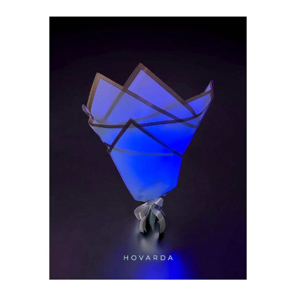 Blue Butterfly Bouquet With Led Lights, Gift For Lover, Birthday, Mother, Friend Concept