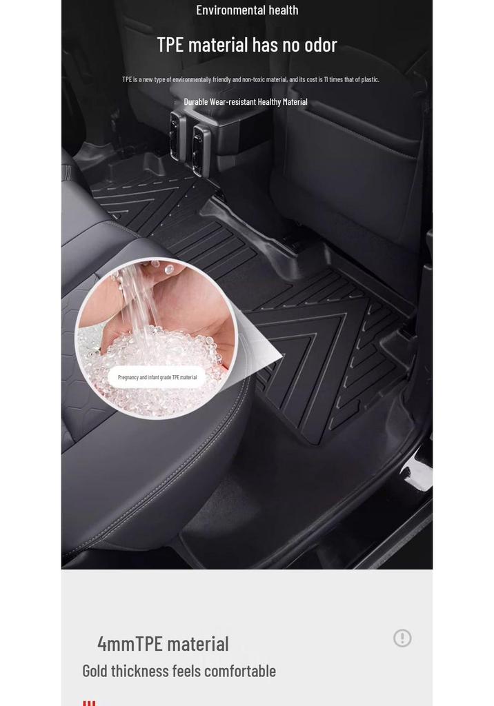 Modern Floor Mats 15-19 IX26 TPE Vehicle-Specific Anti-Slip Texture
