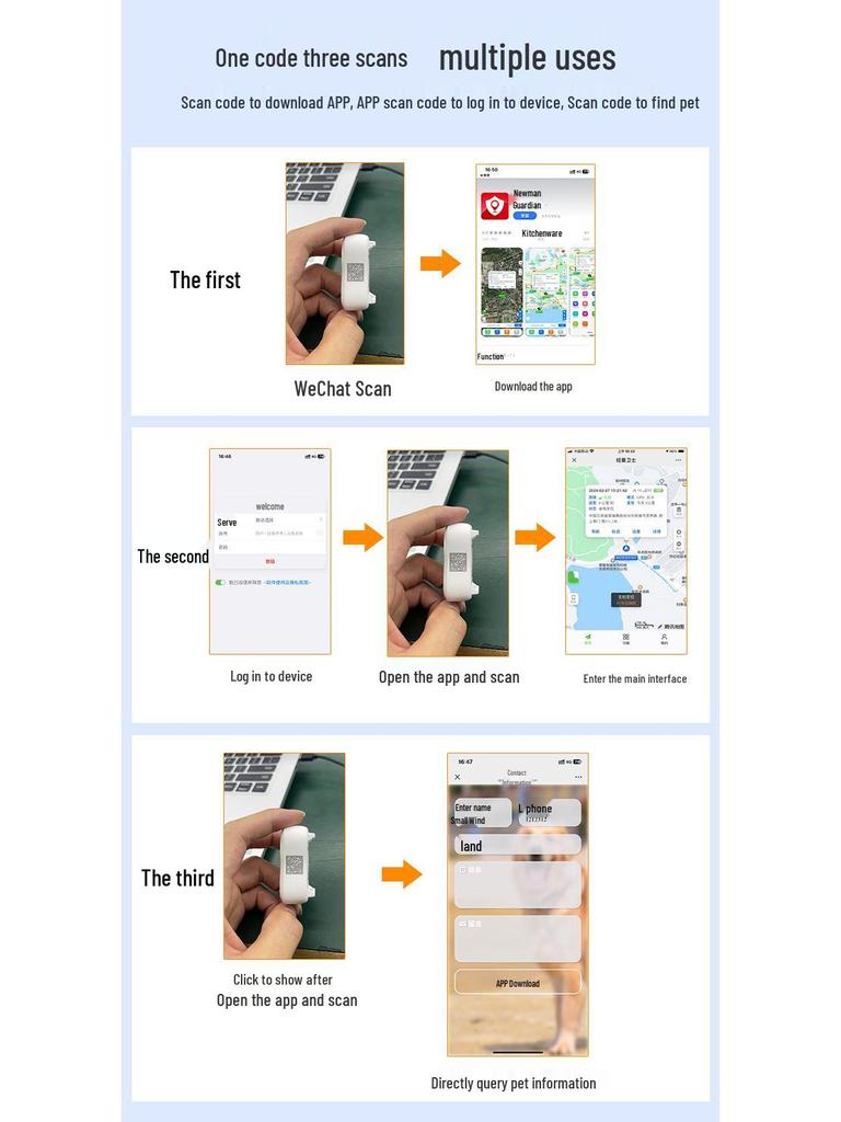 Newman Pet GPS Collar: Waterproof Tracker for Dogs & Cats